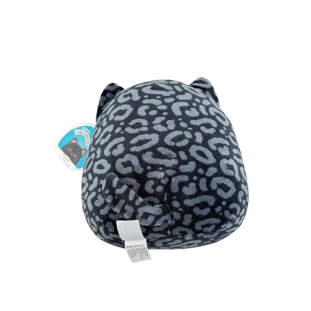 Squishmallows 8 Inch Xiomara Black Panther Leopard Print Plush Kellytoy NWT - Picture 2 of 6